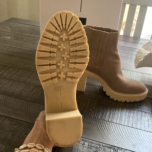 Mushroom Suede Dolce Vita Boot - Picture 2 of 3